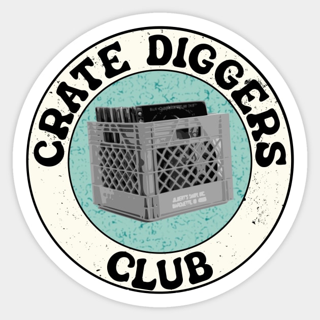 Crate Diggers Club | Oral Collage Radio Show Sticker by Oral Collage Radio Show